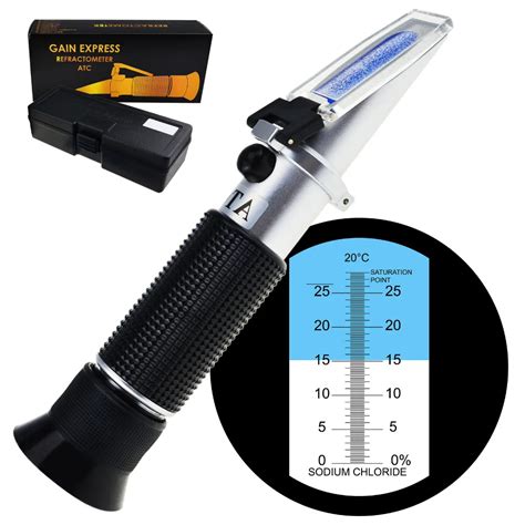 handheld refractometer salinity|salinity refractometer instructions.